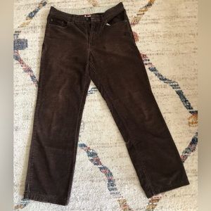 The north face brown corduroys men’s 32